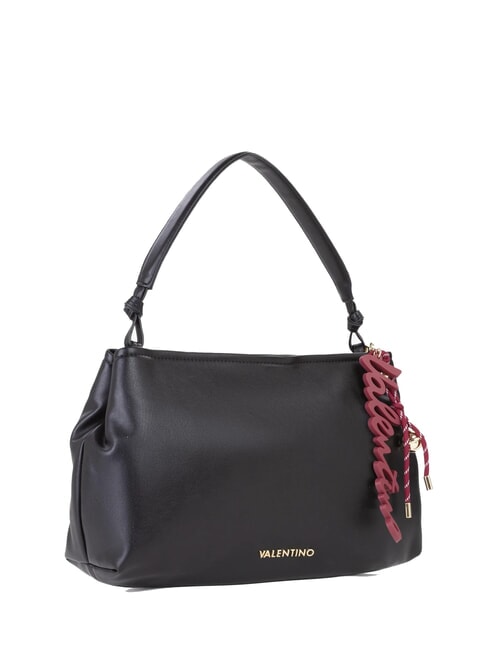 WINTER RE Bolso de hombro con charms y bandolera negro - Bolsos Mujer