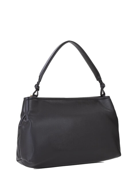 WINTER RE Bolso de hombro con charms y bandolera negro - Bolsos Mujer