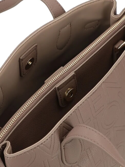 PANSY Bolso de mano con dos correas de hombro gris pardo - Bolsos Mujer