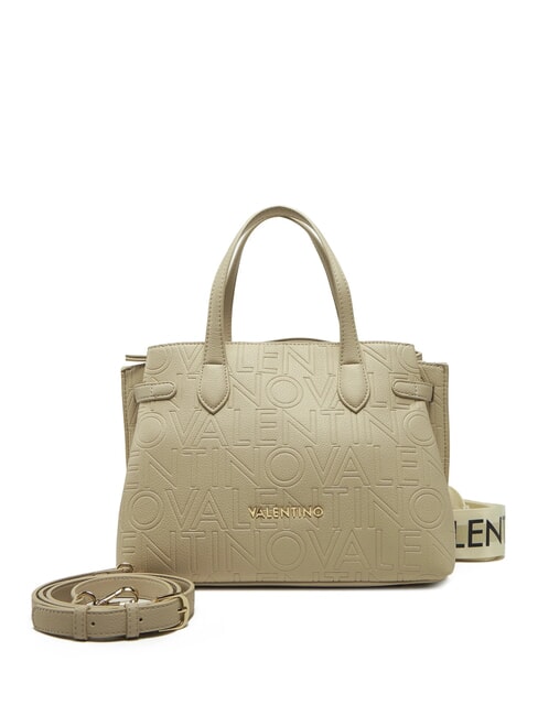 PANSY Bolso de mano con dos correas de hombro color crudo - Bolsos Mujer