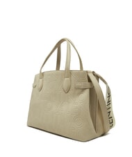 MARIO VALENTINO PANSY Bolso de mano con dos correas de hombro color crudo - Bolsos Mujer - 3