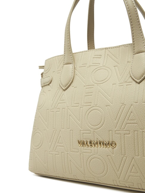 PANSY Bolso de mano con dos correas de hombro color crudo - Bolsos Mujer