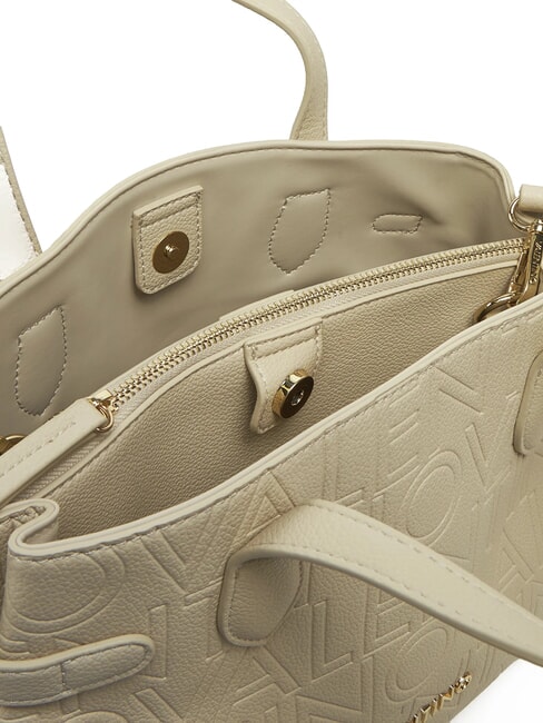 PANSY Bolso de mano con dos correas de hombro color crudo - Bolsos Mujer