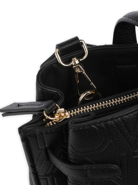 PANSY Bolso de mano con dos correas de hombro negro - Bolsos Mujer