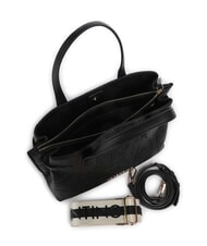 MARIO VALENTINO PANSY Bolso de mano con dos correas de hombro negro - Bolsos Mujer - 4