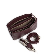 MARIO VALENTINO ZERO RE Bolso multifuncional con estampado saffiano ciruela pasa - Bolsos Mujer - 3