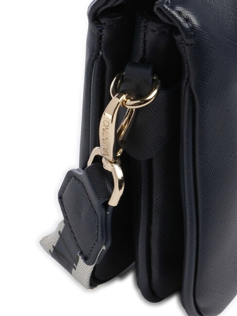 ZERO RE Bolso multifuncional con estampado saffiano azul medianoche - Bolsos Mujer