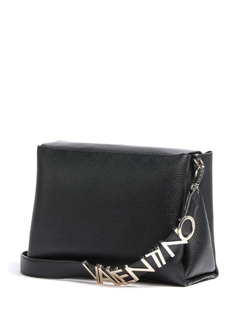 ALEXIA Bolso con logo metálico en la bandolera. negro - Bolsos Mujer