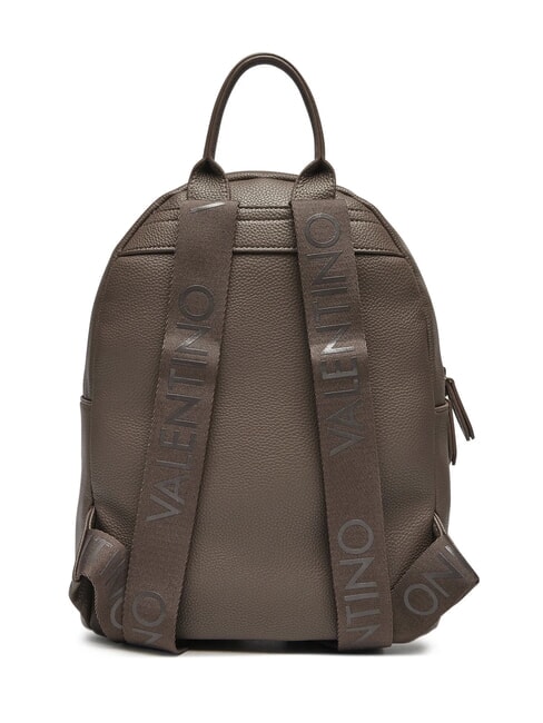 NEVER Mochila redonda con bolsillo gris pardo - Bolsos Mujer