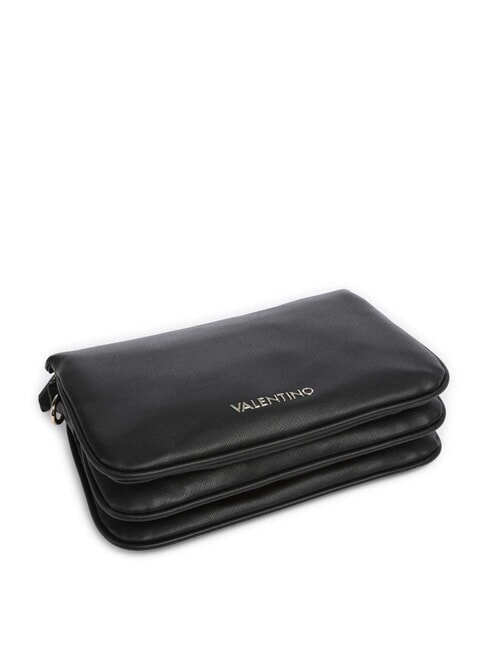 ZERO RE Bolso multifuncional con estampado saffiano negro - Bolsos Mujer