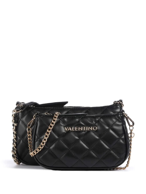 OCARINA Bolso de hombro con doble acolchado negro - Bolsos Mujer