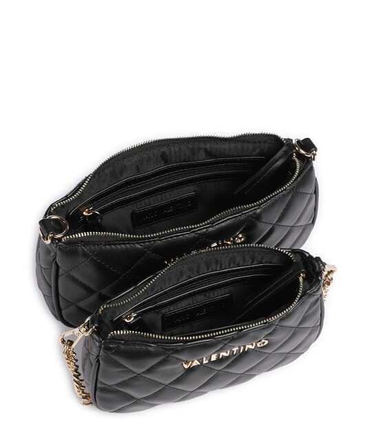 OCARINA Bolso de hombro con doble acolchado negro - Bolsos Mujer