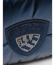 BLAUER PADDED NYLON Mochila con logotipo de diamantes de imitación AZUL - Bolsos Mujer - 3