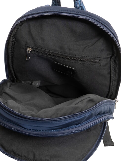 PADDED NYLON Mochila con logotipo de diamantes de imitación AZUL - Bolsos Mujer