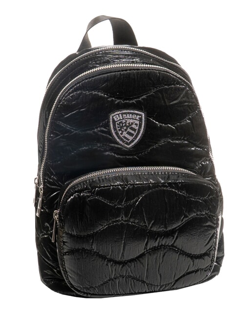 SOFTY Mochila acolchada con bolsillo NEGRO - Bolsos Mujer