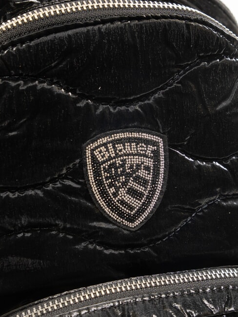 SOFTY Mochila acolchada con bolsillo NEGRO - Bolsos Mujer