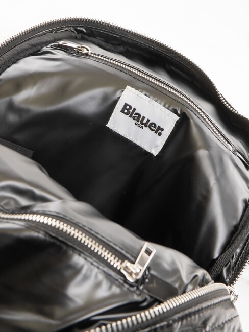 SOFTY Mochila acolchada con bolsillo NEGRO - Bolsos Mujer