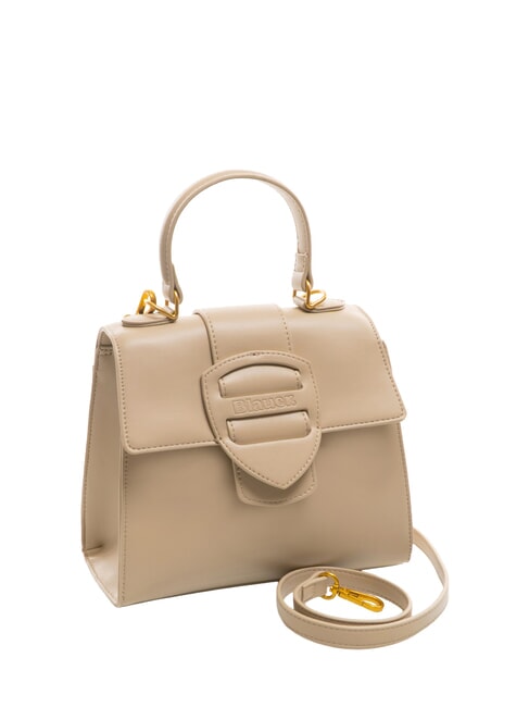 LADY B Mini bolso con bandolera beige - Bolsos Mujer
