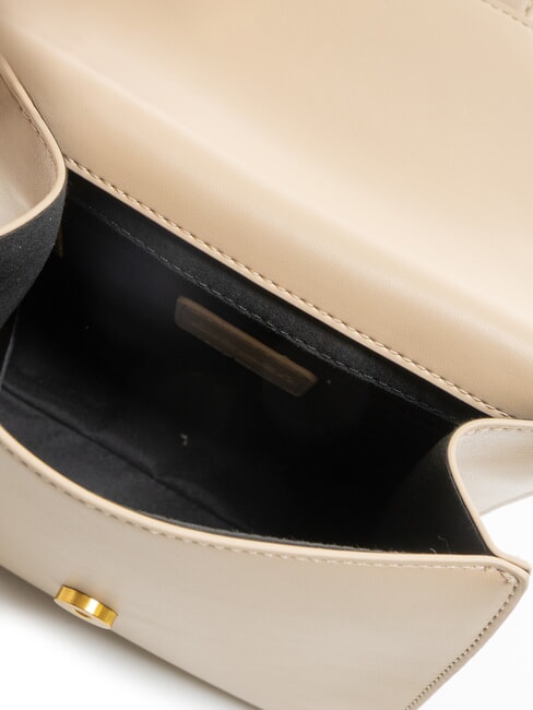 LADY B Mini bolso con bandolera beige - Bolsos Mujer