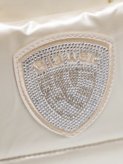 PADDED NYLON Bolso de mano mediano con bandolera blanco - Bolsos Mujer