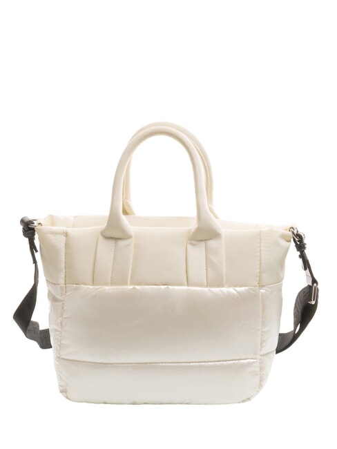 PADDED NYLON Bolso de mano mediano con bandolera blanco - Bolsos Mujer