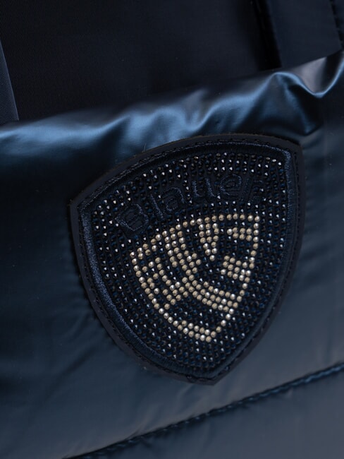 PADDED NYLON Bolso de mano mediano con bandolera AZUL - Bolsos Mujer