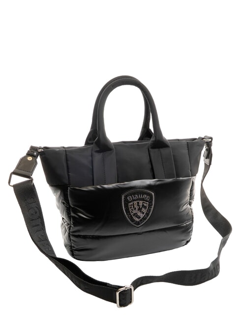 PADDED NYLON Bolso de mano mediano con bandolera NEGRO - Bolsos Mujer