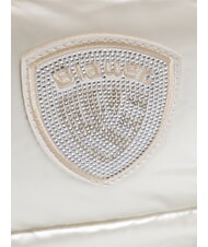 BLAUER PADDED NYLON Bolso grande con bandolera blanco - Bolsos Mujer - 3