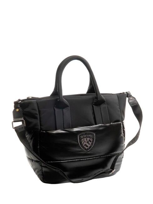PADDED NYLON Bolso grande con bandolera NEGRO - Bolsos Mujer