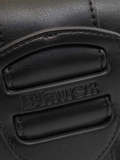 LADY B Bolso de hombro con solapa NEGRO - Bolsos Mujer