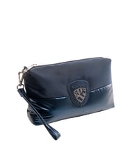 BLAUER PADDED NYLON Bolso de mano suave con logotipo de diamantes de imitaci&oacute;n AZUL - Bolsos Mujer - 2