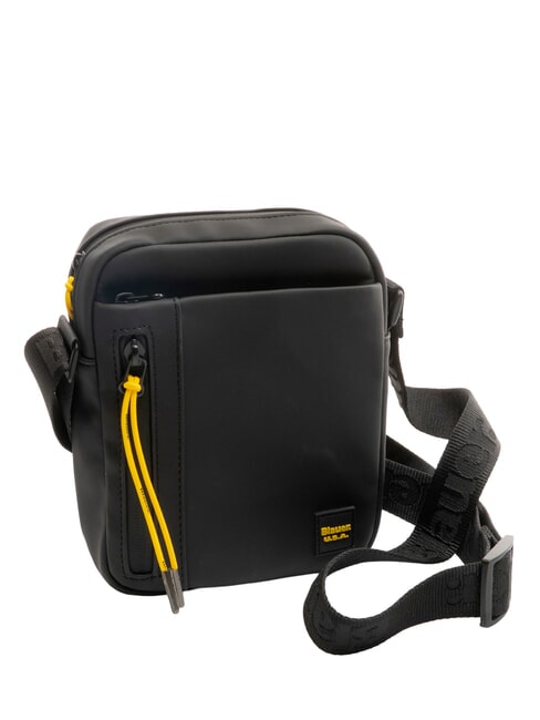 RUBBER Bolsa pequeña de goma NEGRO - Bandoleras Hombre