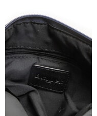 BLAUER PADDED NYLON Bolso de hombro mullido con logotipo de diamantes de imitaci&oacute;n AZUL - Bolsos Mujer - 5