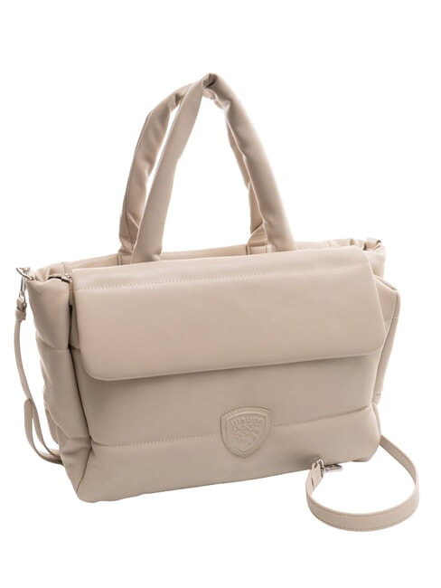 CUSHION Bolso de mano con bandolera crema - Bolsos Mujer