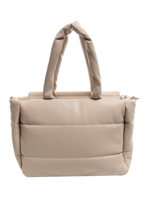 CUSHION Bolso de mano con bandolera crema - Bolsos Mujer