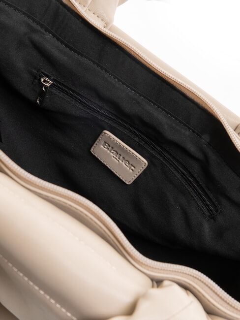 CUSHION Bolso de mano con bandolera crema - Bolsos Mujer