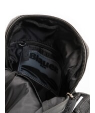 BLAUER SPLASH Bolso con logo brillante NEGRO - Bandoleras Hombre - 5