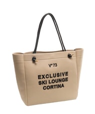 V73 CORTINA Bolso de compras de hombro color crudo - Bolsos Mujer - 2
