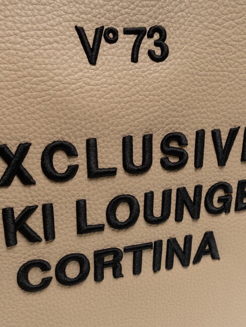 CORTINA Bolso de compras de hombro color crudo - Bolsos Mujer