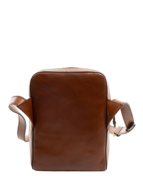 STORY UOMO Bolso de piel con bolsillo BROWN - Bandoleras Hombre