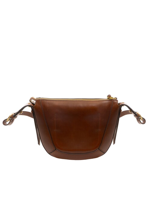 FEDORA Bolso de hombro de piel BROWN - Bolsos Mujer