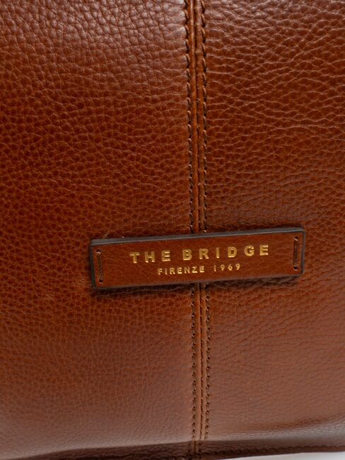 ICONS Bolso de piel con bandolera BROWN - Bolsos Mujer