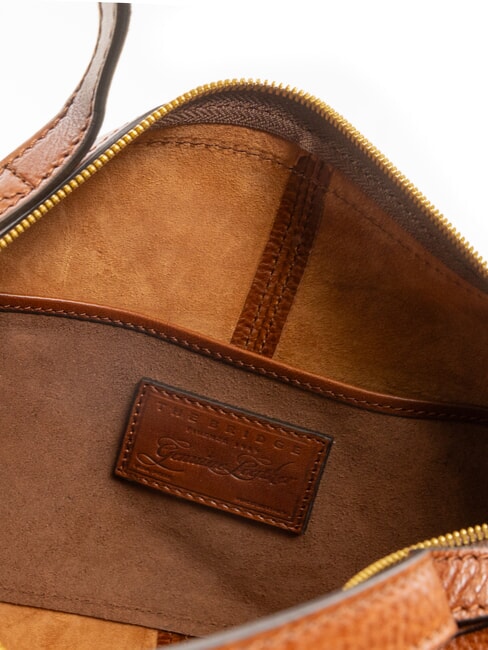 ICONS Bolso de piel con bandolera BROWN - Bolsos Mujer