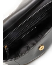 THE BRIDGE ERICA Bolso de hombro de piel Oro negro - Bolsos Mujer - 5