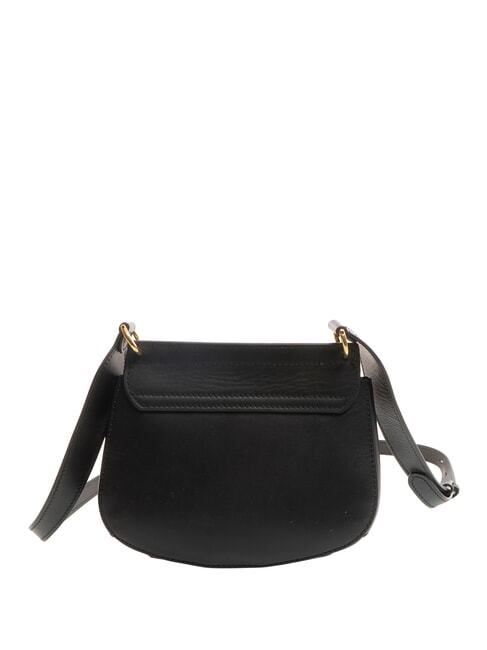 ERICA Bolso de hombro de piel Oro negro - Bolsos Mujer
