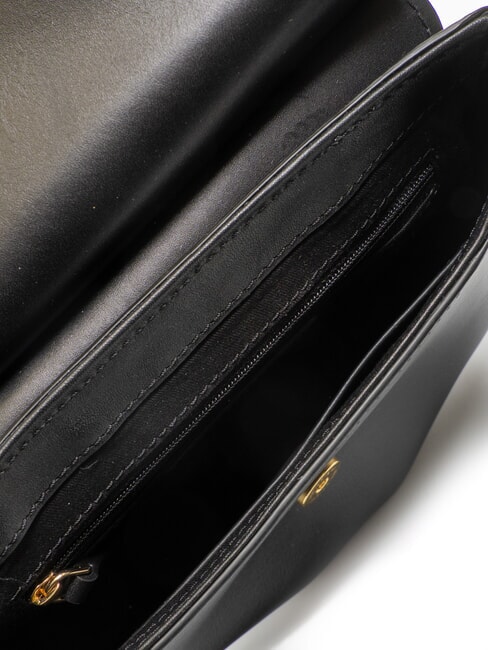 ERICA Bolso de hombro de piel Oro negro - Bolsos Mujer