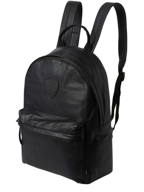 FIRSTCLASS Mochila de cuero para portátil NEGRO - Mochilas Escuela & Tiempo Libre