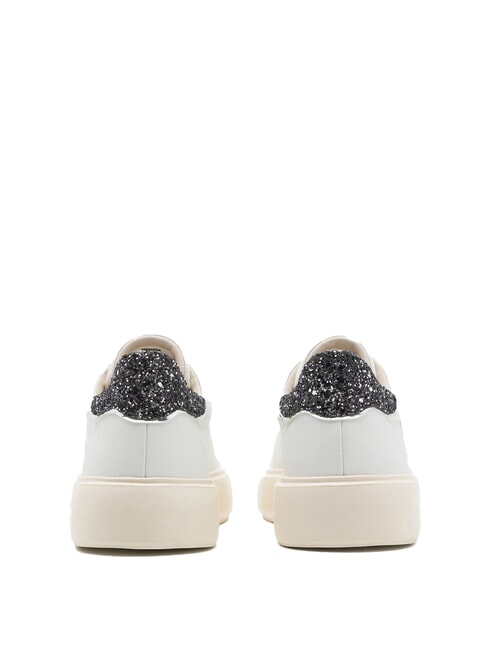 VENUS Zapatillas de cuero blanco/negro - Zapatos Mujer