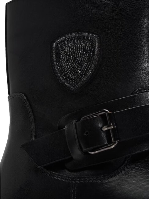 CLARE Botines de piel NEGRO - Zapatos Mujer