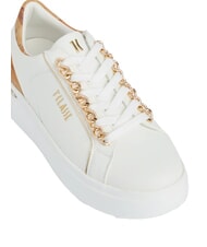 ALVIERO MARTINI PRIMA CLASSE GEO Zapatillas con cadenas doradas blanco - Zapatos Mujer - 3